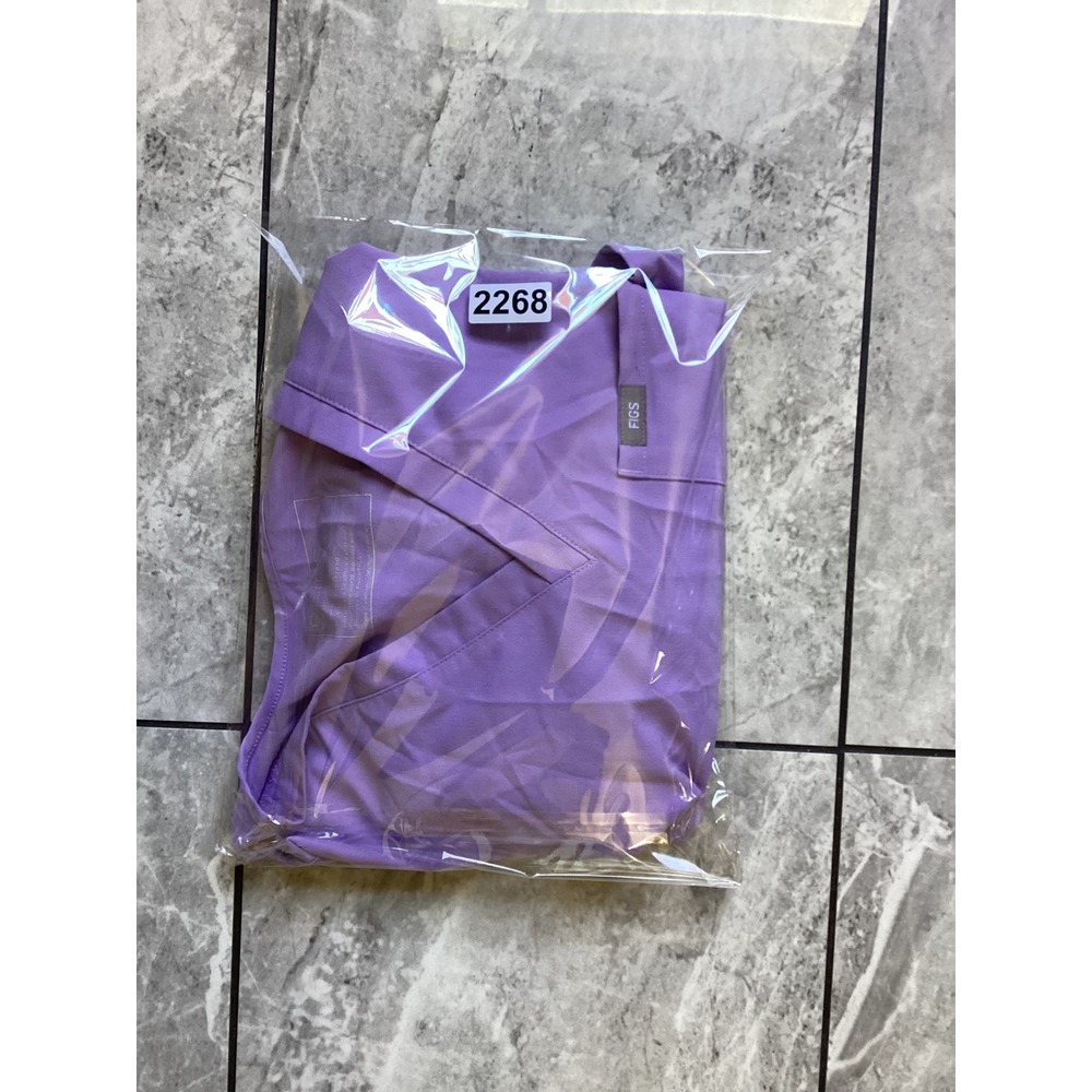 FIGS Technical Collection Purple V-Neck Scrub Top XL FW1000 Womens Short Sleeve - Picture 8 of 8